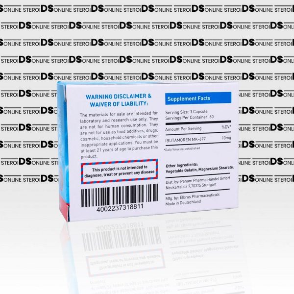 MK 677 (Ibutamoren) 10 mg Elbrus Pharmaceuticals - Image 2