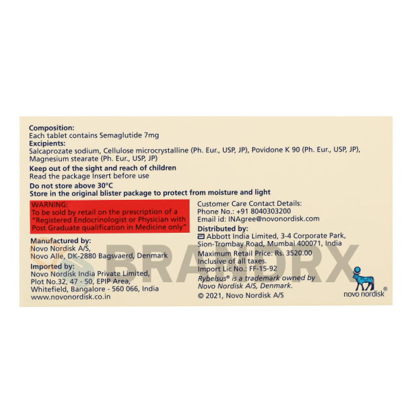 Rybelsus 7 mg Novo Nordisk - Image 2