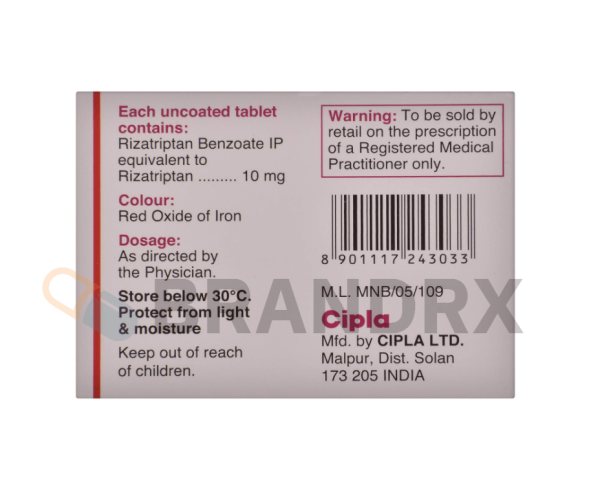 Rizact 10 mg Cipla - Image 3